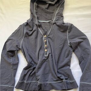 High Sierra relaxed grey hoodie